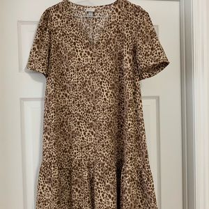 Marina Cheetah Shift Dress